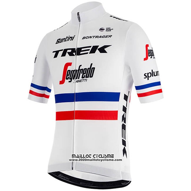2018 Maillot Ciclismo Trek Segafredo Champion France Manches Courtes et Cuissard